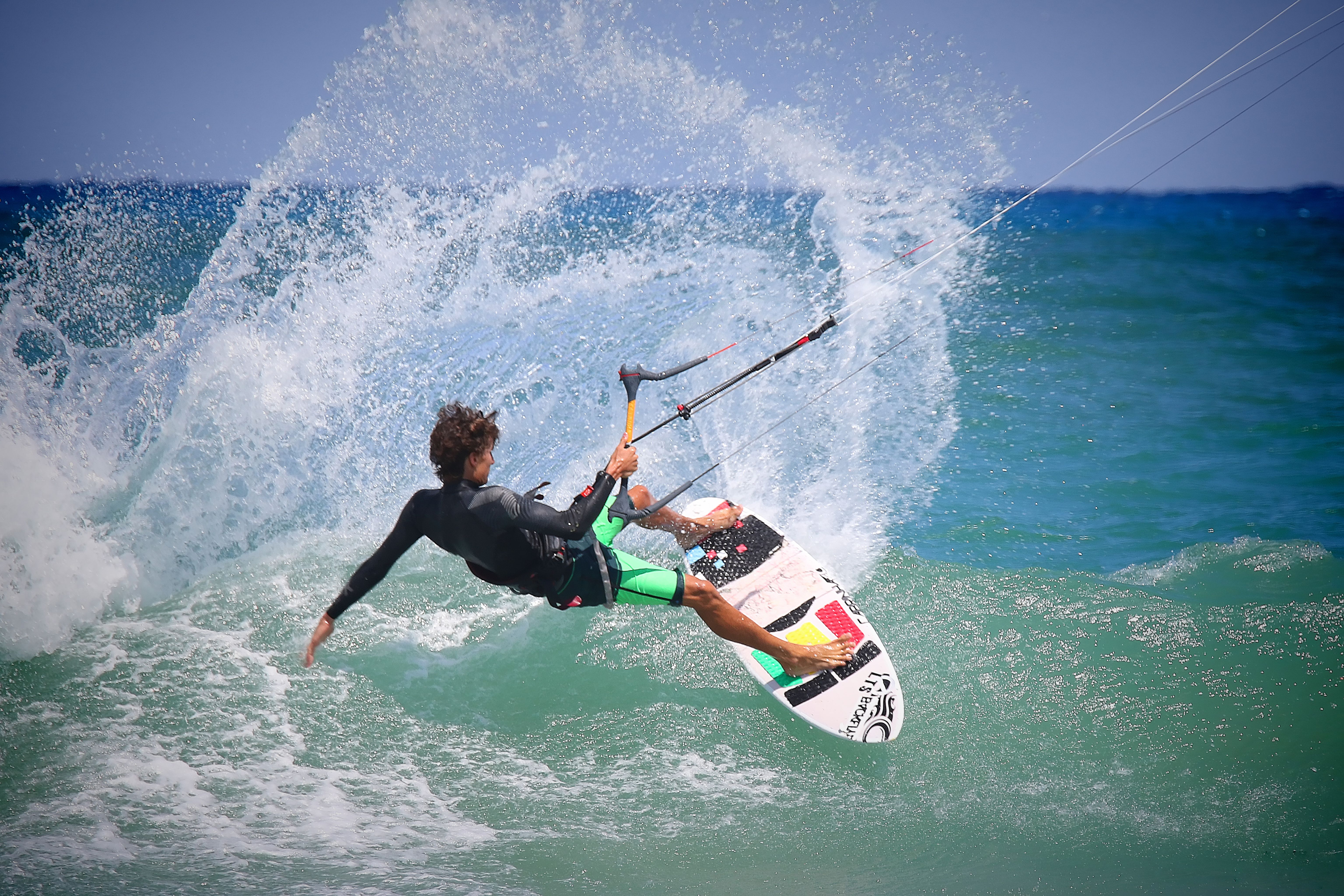 kitesurfing