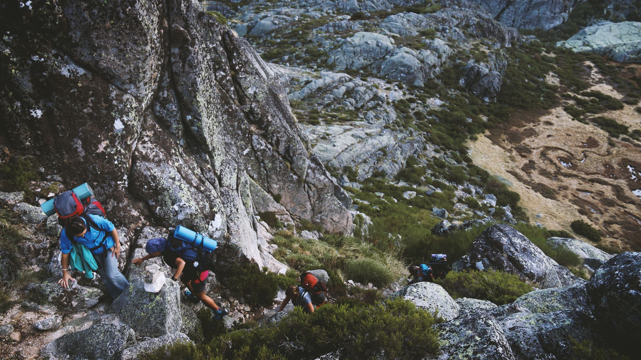 outdoor rock climbing