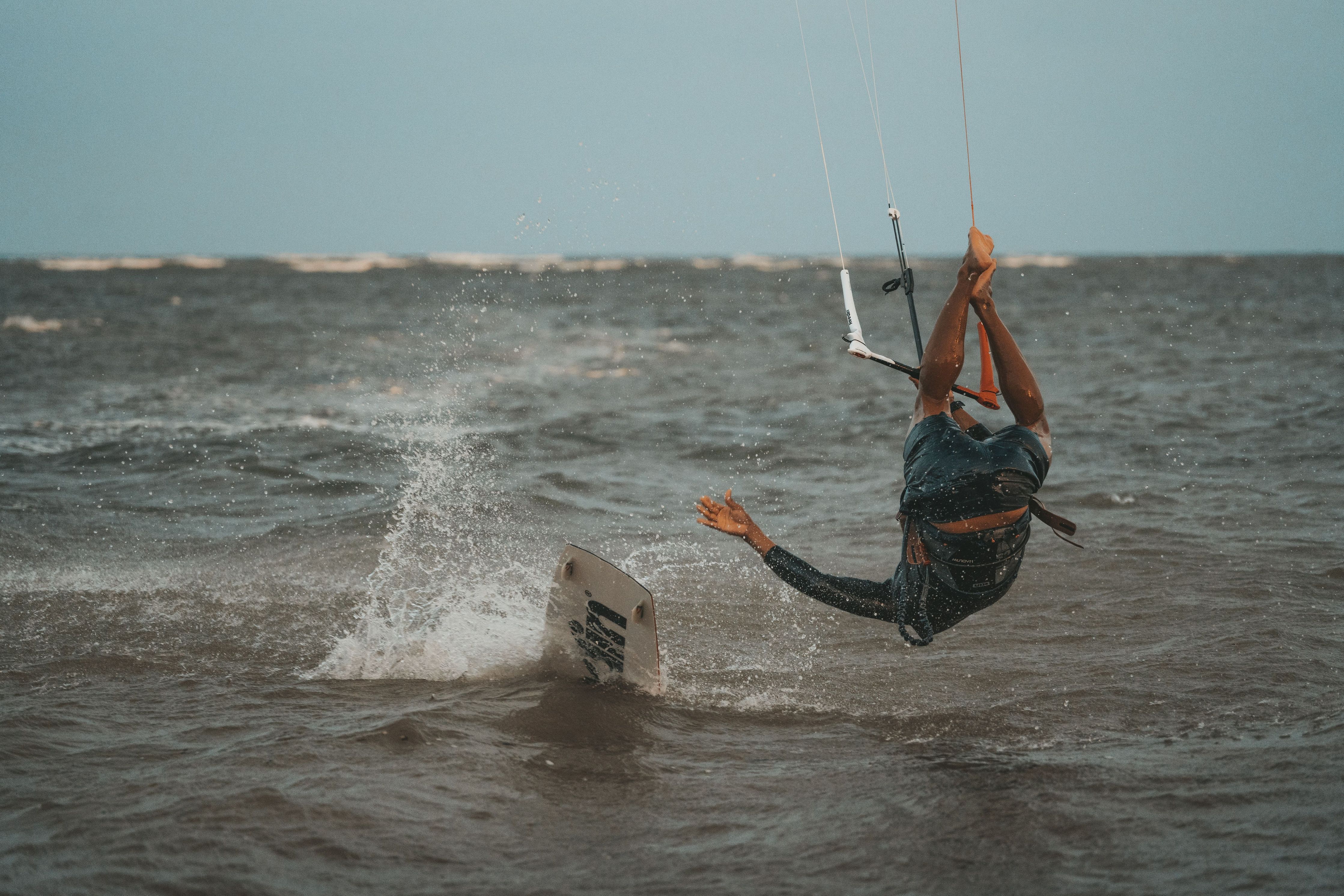 extreme sport kiteboarding